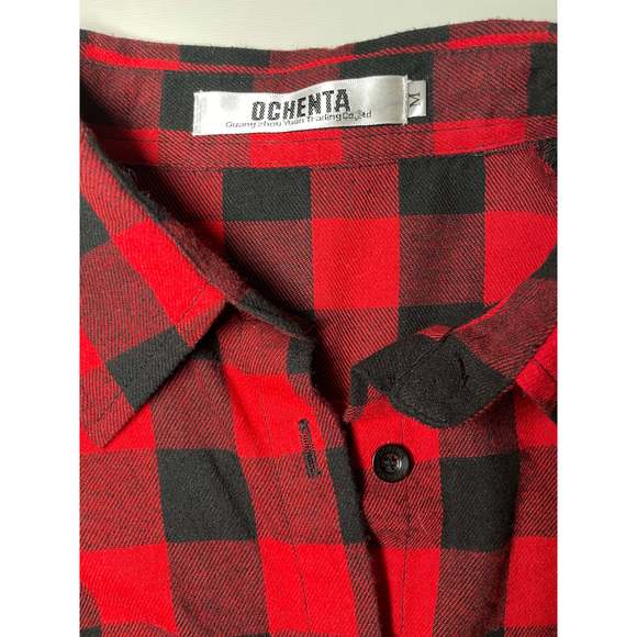 OCHENTA Plaid Button Down - Picture 3 of 5